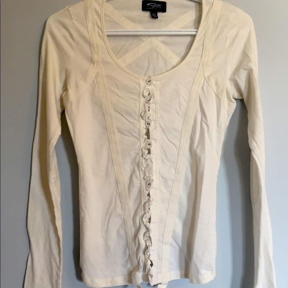 White Silver long sleeve